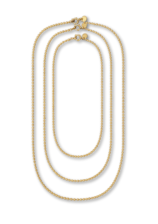Bonnie Studios | Jeanine Trio Ketting - Goud & Zilver