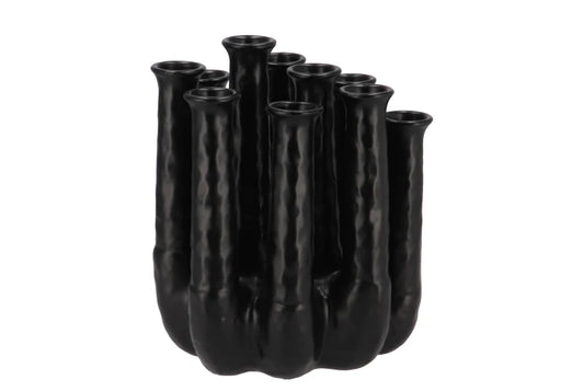 FÍ Woondecoratie | Inga Jahra Black Vase Tube - 26x17x29cm