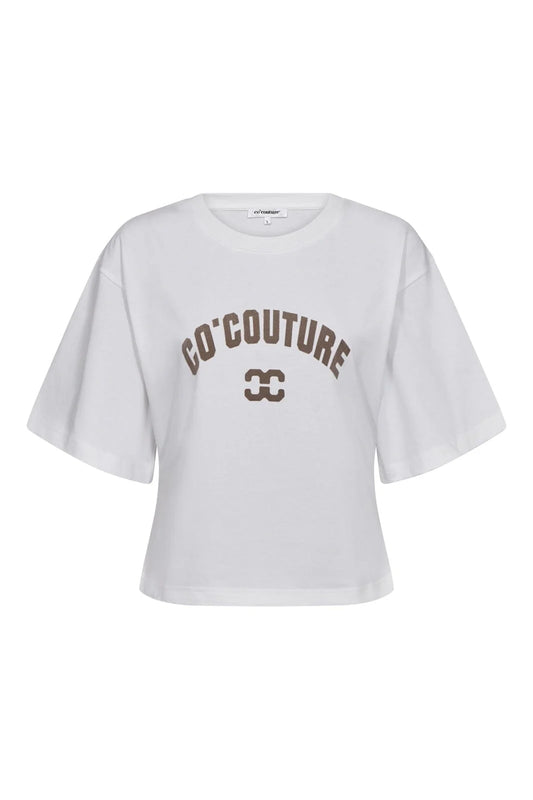 Co'Couture | ZengaCC Tee O-Neck - WhiteWalnut (40154)