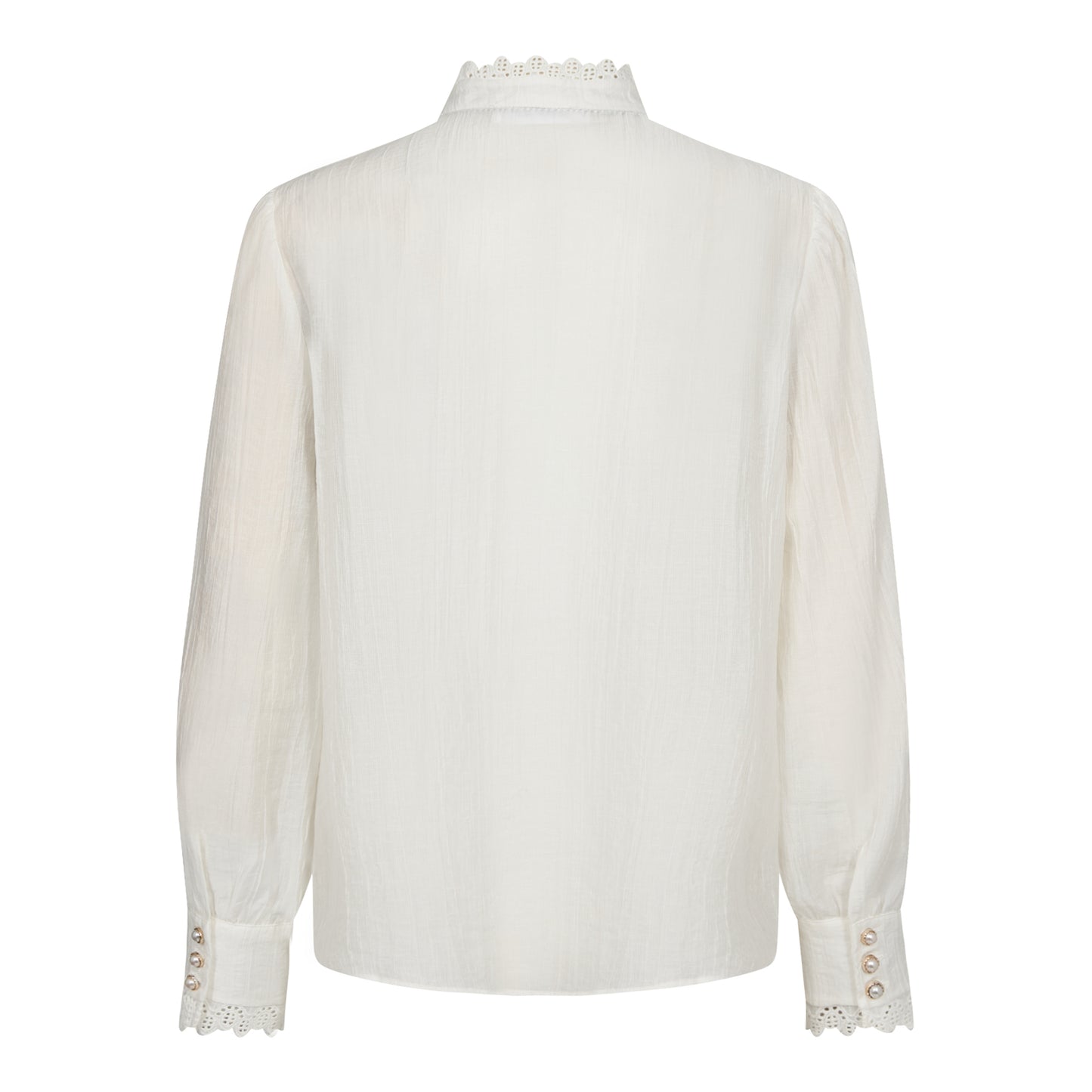 Co'Couture | AngieCC Anglaise Shirt Wit - 35600