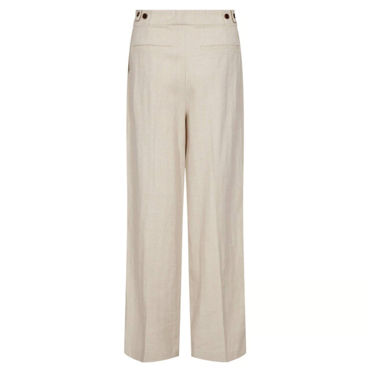 Co'Couture | LeenaCC Linen Pleat LL Pant - Bone (41064)