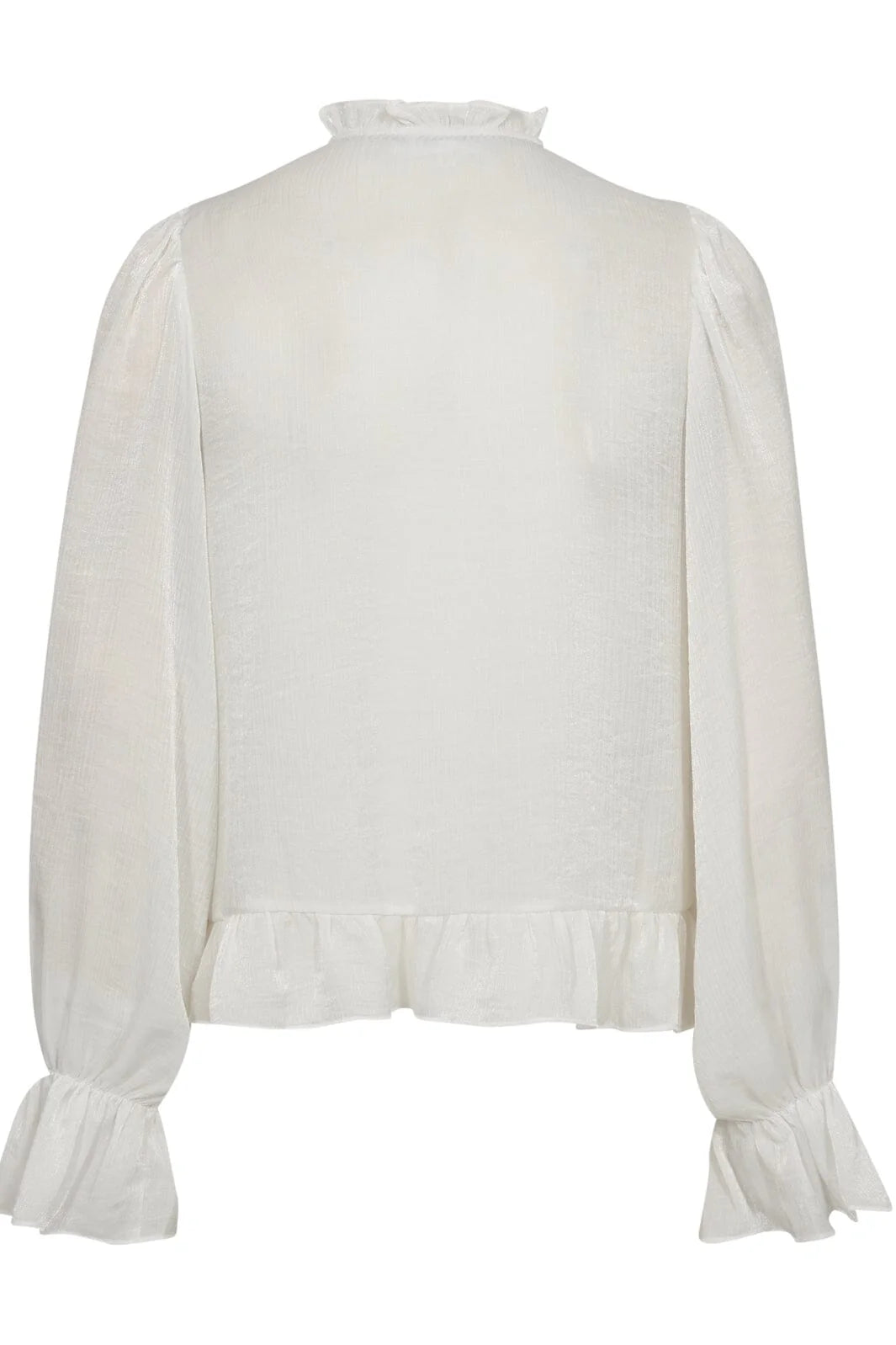 Co'Couture | Melinacc Frill Shirt - White 35607