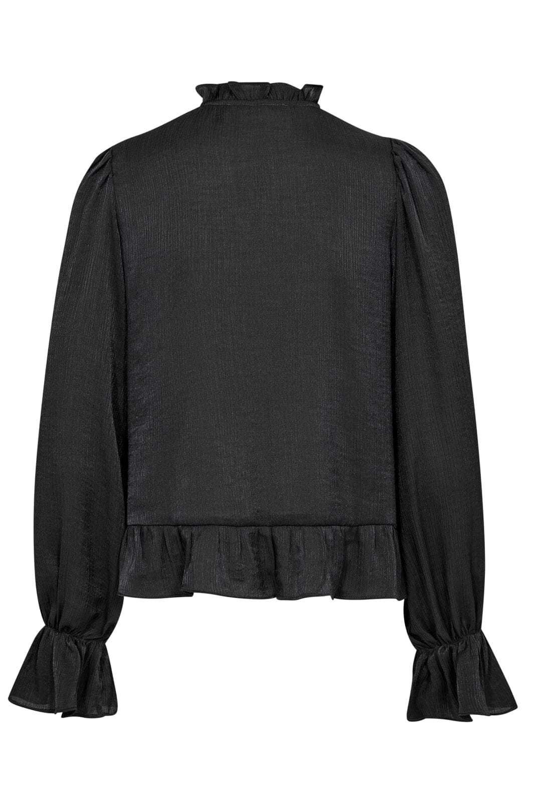 Co'Couture | Melinacc Frill Shirt - Antracit 35607