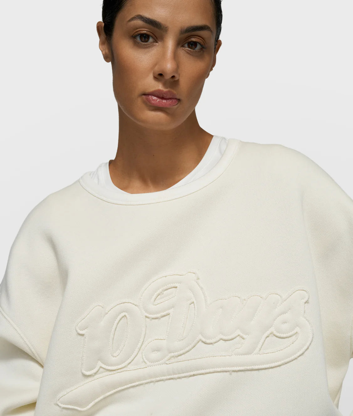 10Days | Statement Sweater - Pearl (20-806-6201)