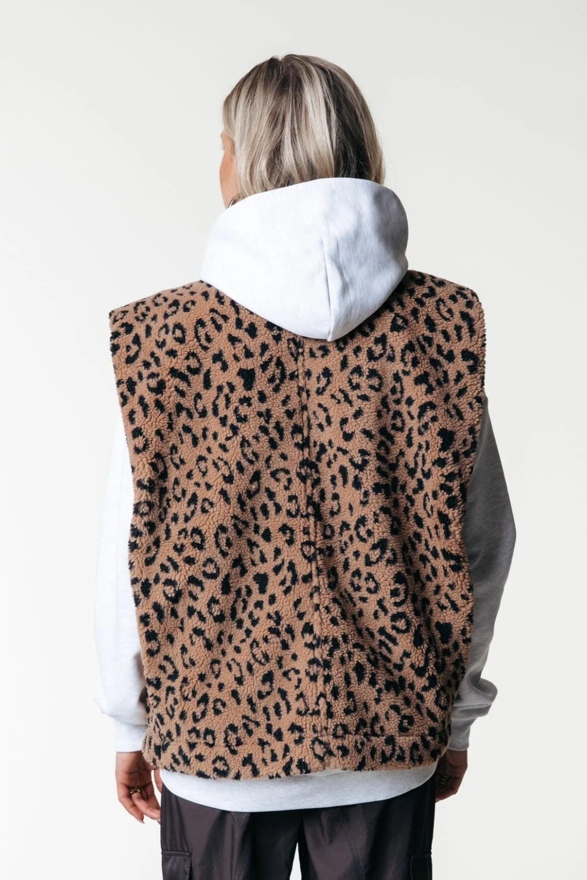 Colourful Rebel | Yoni Teddy Gilet - Warm Brown WJ116267