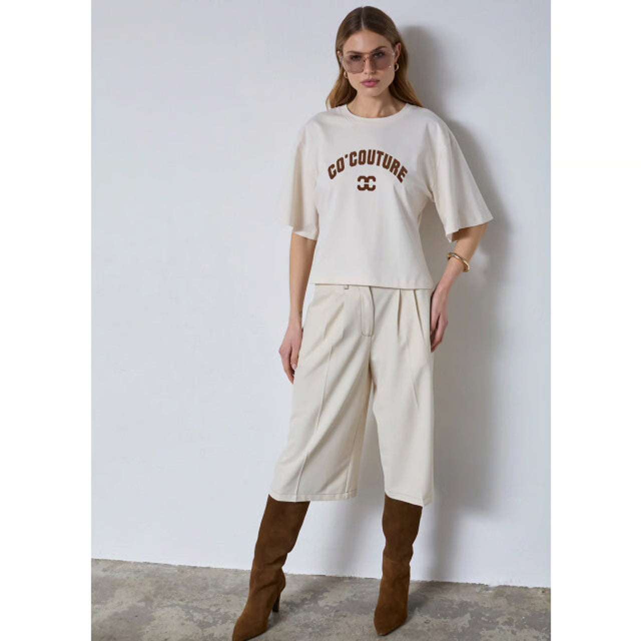 Co'Couture | ZengaCC Tee O-Neck - Suntan (43013)
