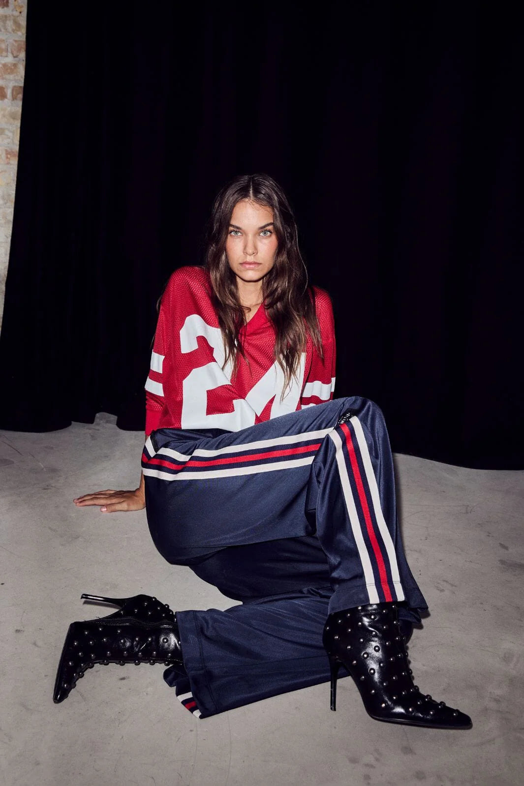 Haute L'Amitié | Baggy RN Track Pants - Navy (HL10481)