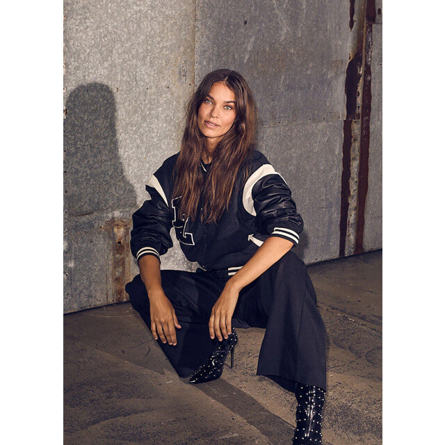 Haute L'Amitié | HL Mix Bomber - Black (HL10389)