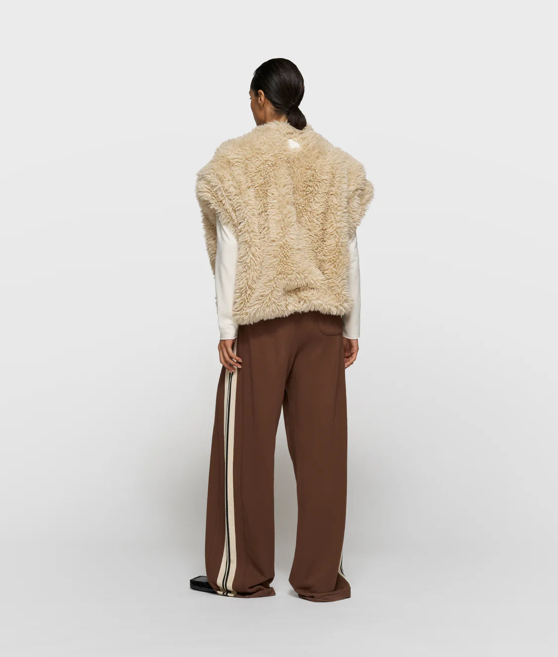 10Days | Fluffy Gilet - Pearl (20-503-6201)