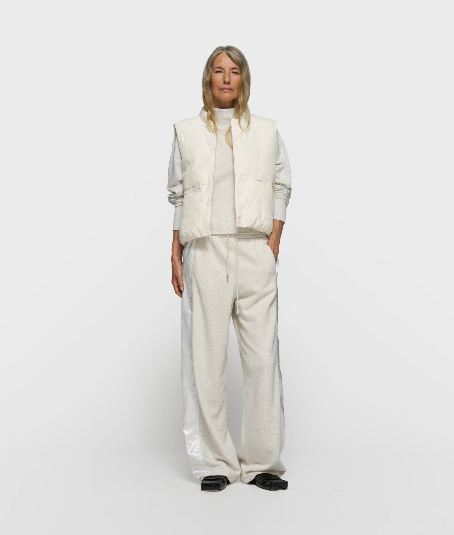 10Days | Padded Vest Monogram - Pearl (20-572-6201)