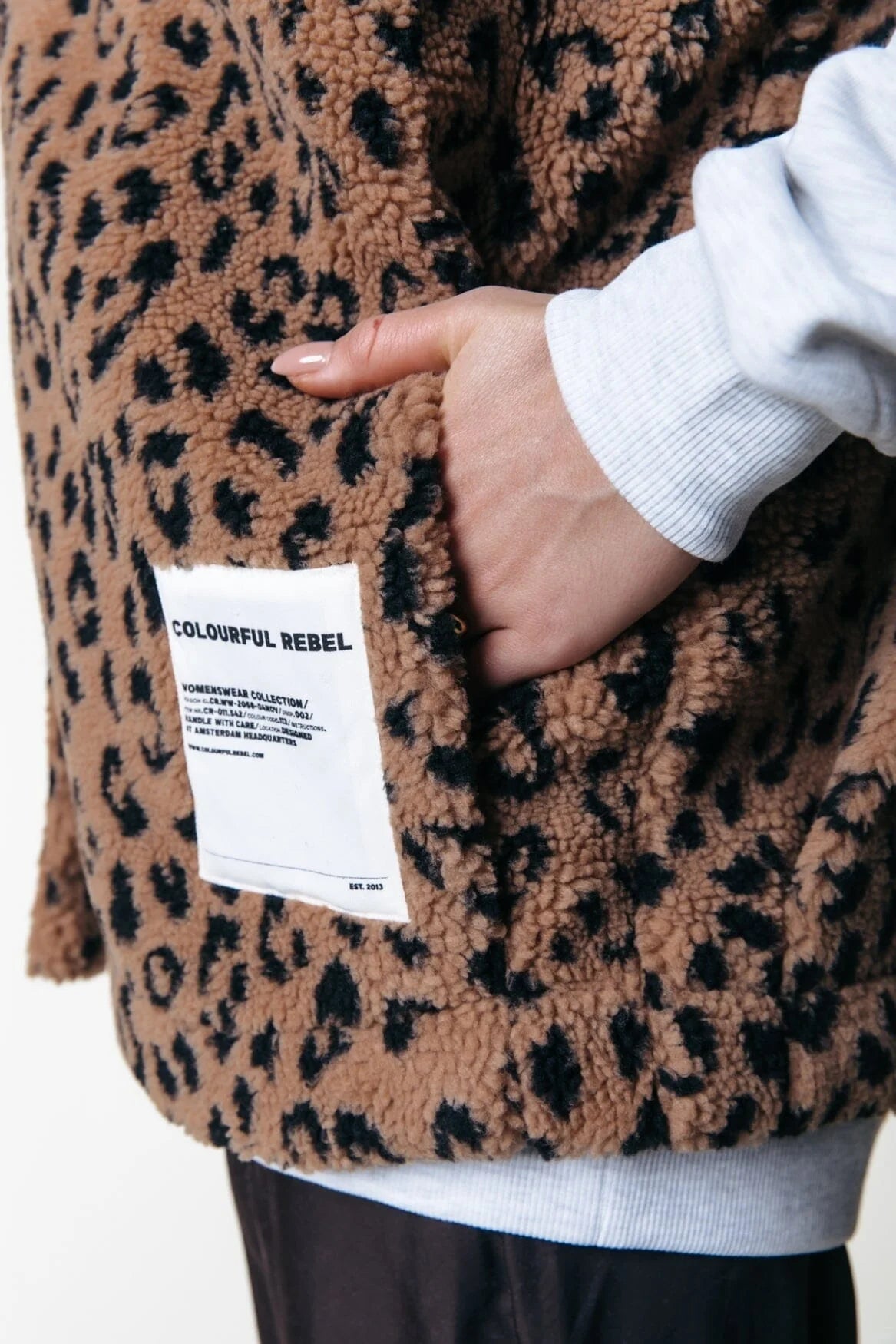 Colourful Rebel | Yoni Teddy Gilet - Warm Brown WJ116267
