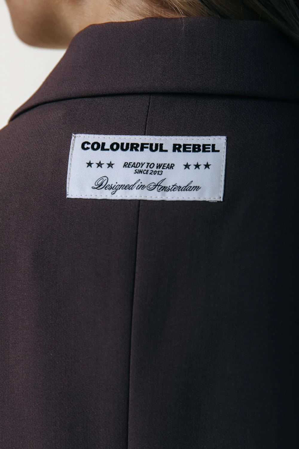 Colourful Rebel | Gemma Contrast Blazer - Bruin