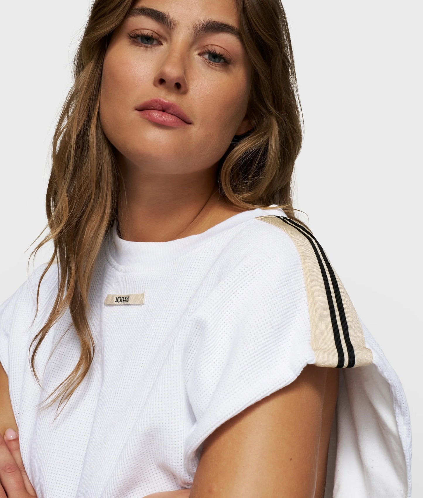 10DAYS | Mesh Baseball Tee 10 - White (20-742-5203)