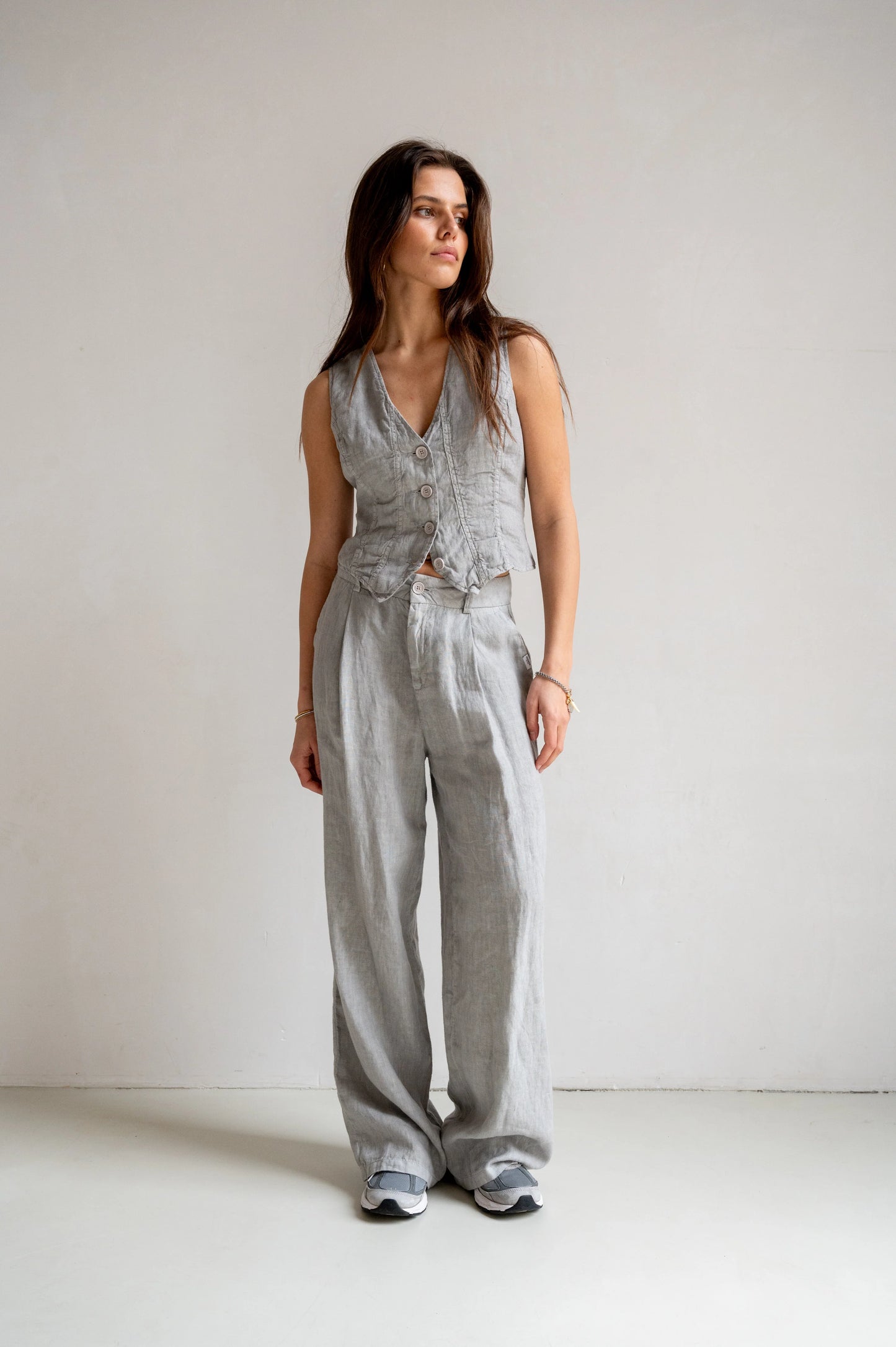 Penn & Ink | Waistcoat - Cool Grey (S25Z750LTD)