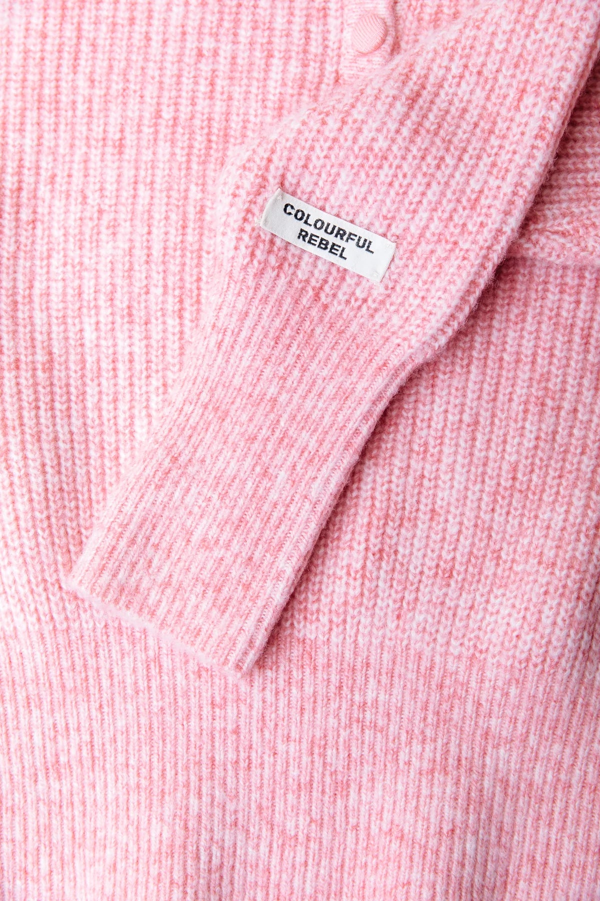 Colourful Rebel | Yfke Button Knit - Coral