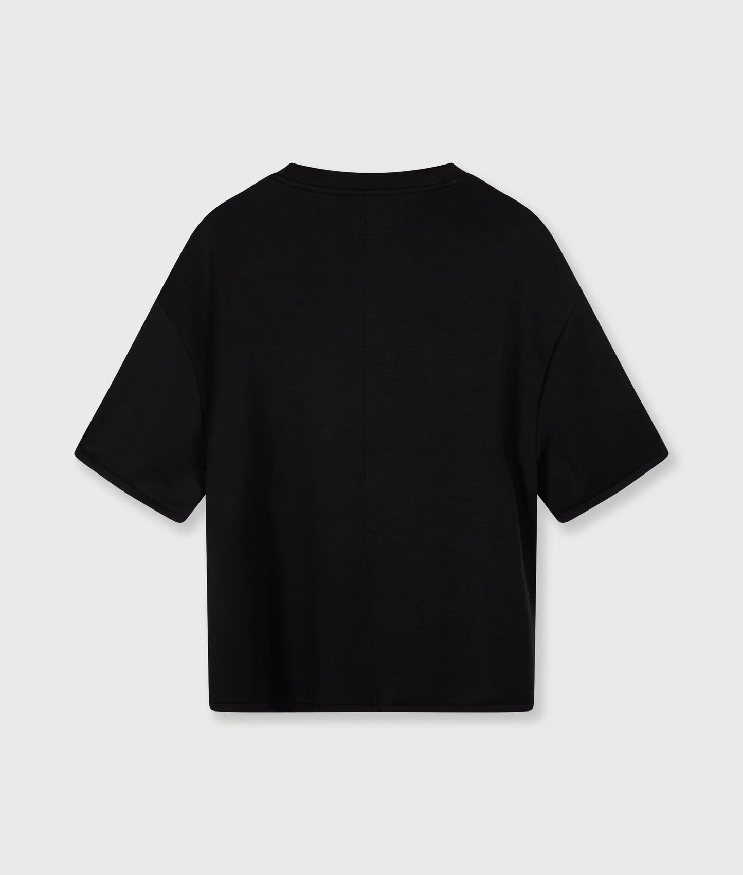 10Days | The Soft Scuba Tee - Zwart (25-757-9900)