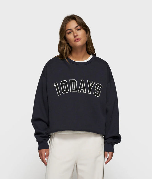 10Days | Statement Sweater - Dark Navy (20-800-5203)
