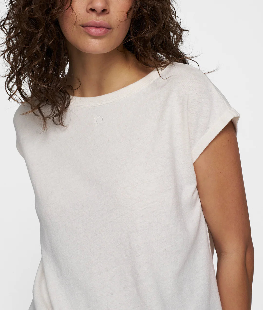 10DAYS | Tee Linen - 1002 ecru