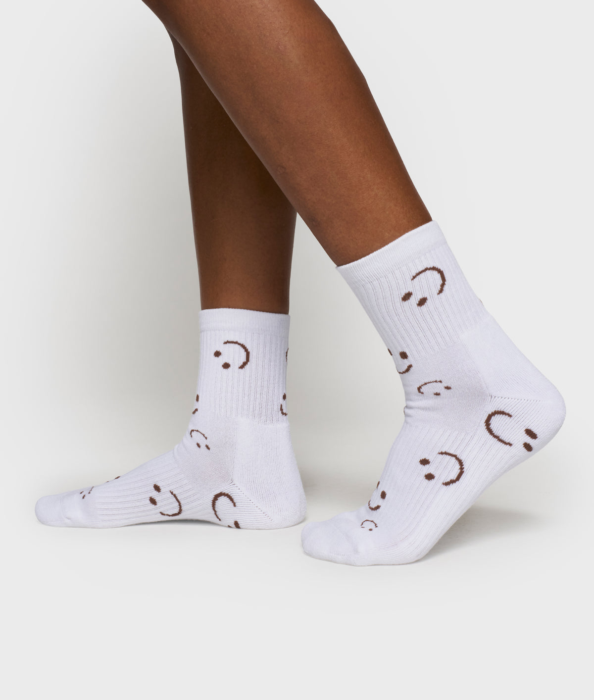 10DAYS | Socks All-Over Smile - White