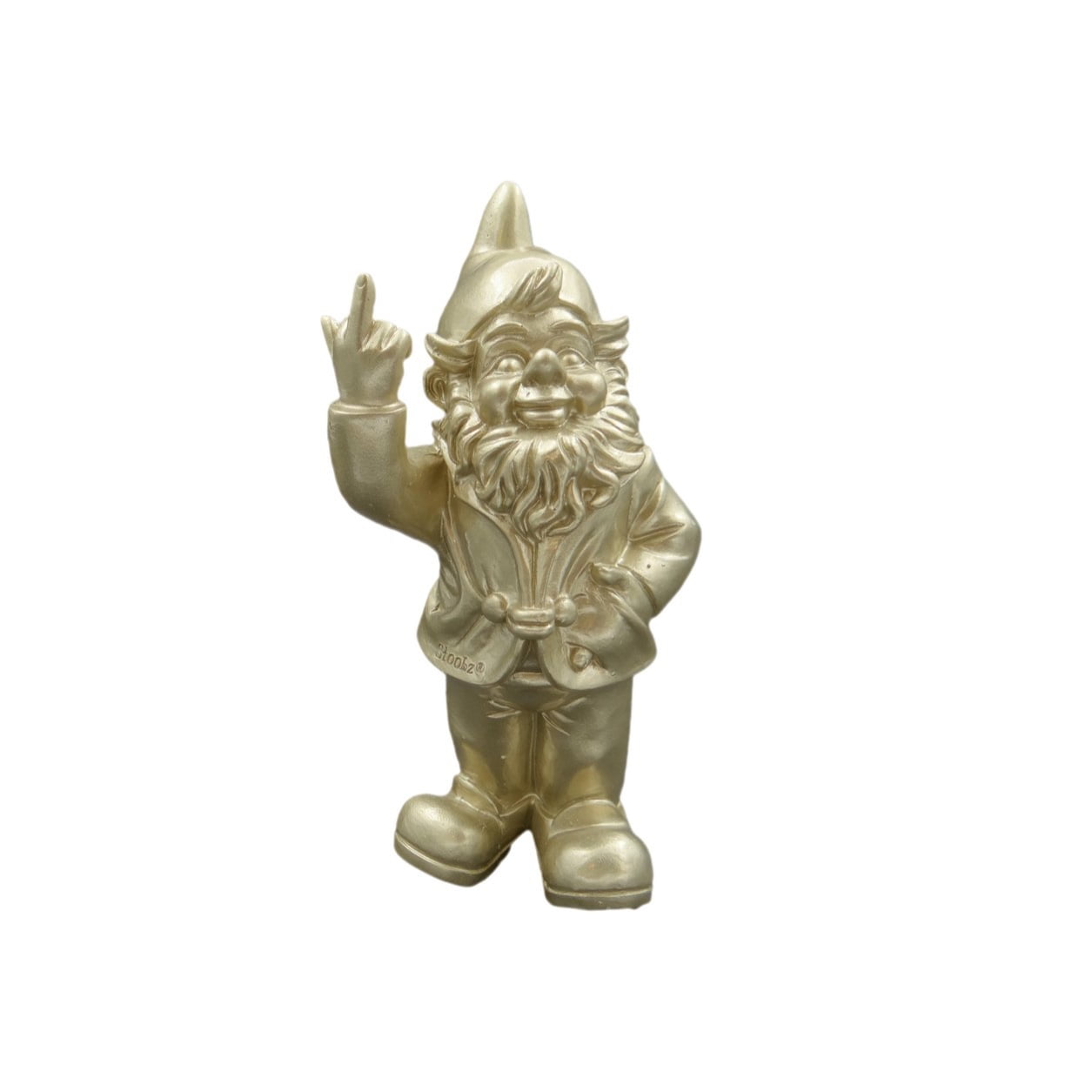 Stoobz | Kabouter Middelvinger - Goud (10 CM)