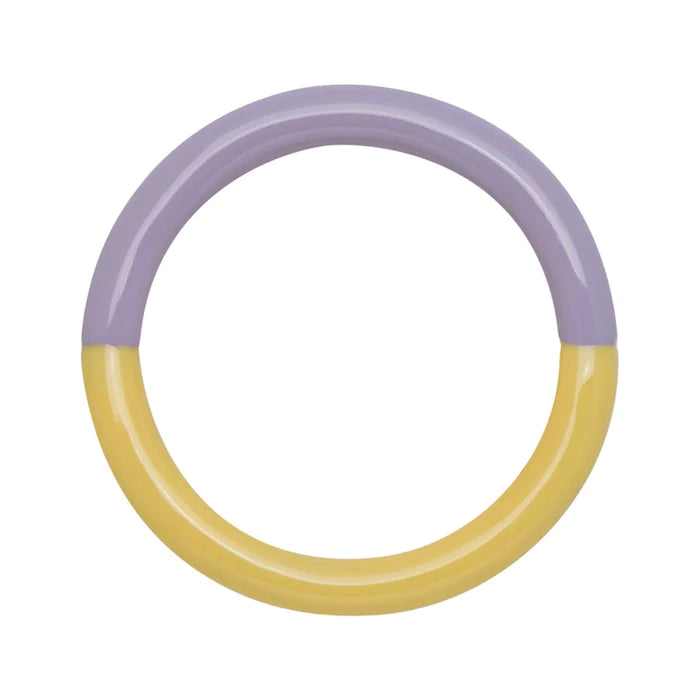 LULU Copenhagen | Double Color Ring - Yellow/Lavender