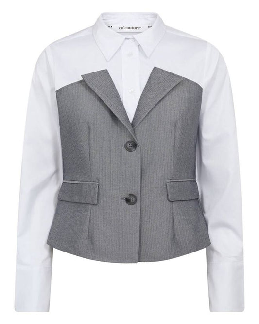 Co'Couture | Pollycc Corsage Mix Shirt