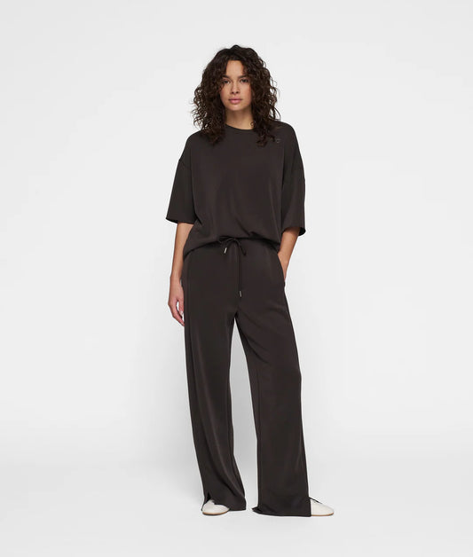 10DAYS | Soft Wide Leg Jogger - Chocolade (20-012-5201)