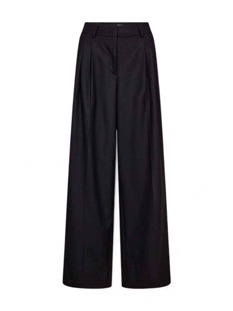 Co'couture | SibelleCC Pleat LL Pant - Black (31641)