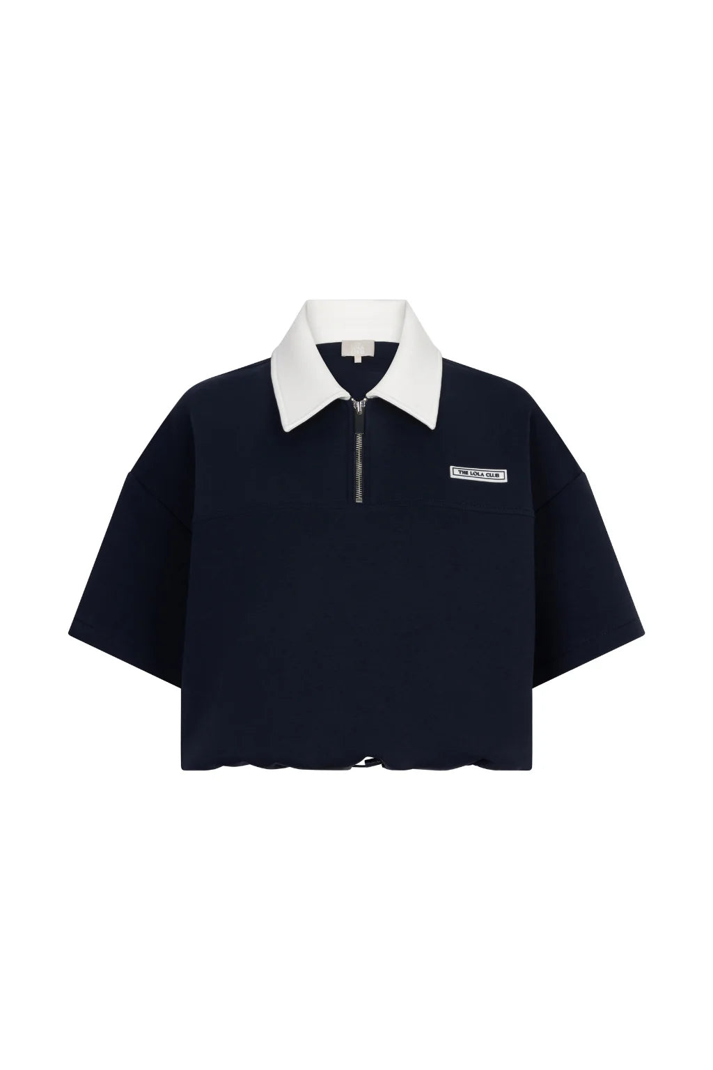The Lola Club | Millie Polo Tee - Navy