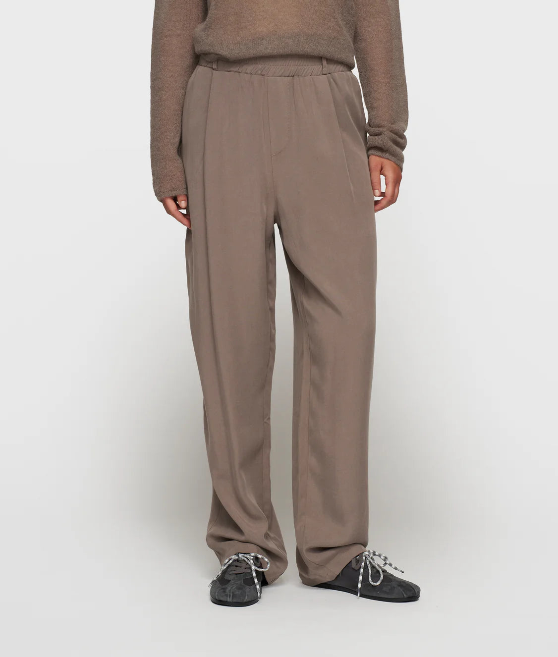 10DAYS | Flowy Pants Lyocell - Moonrock (20-034-5204)