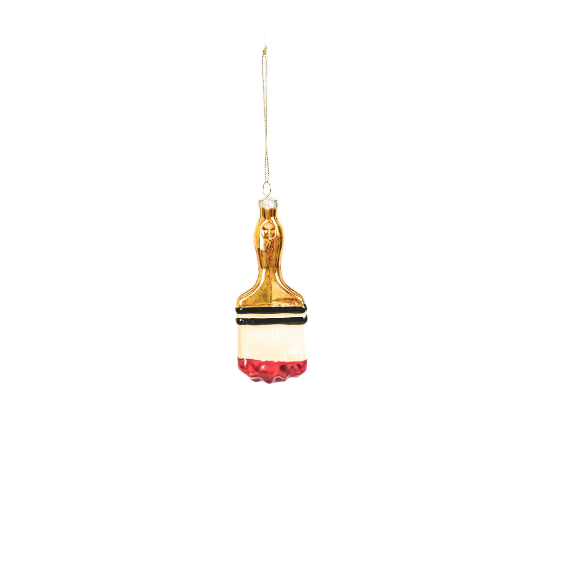 HV | Verfkwast Kerst Ornament - Glas
