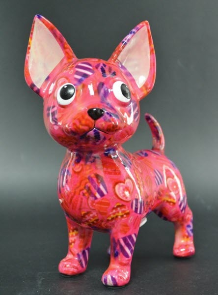 Pomme Pidou | Spaarpot Chihuahua Cruz - Magical Pink