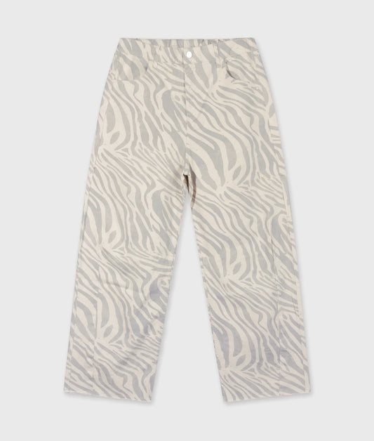 10DAYS | Western pants zebra - ecru