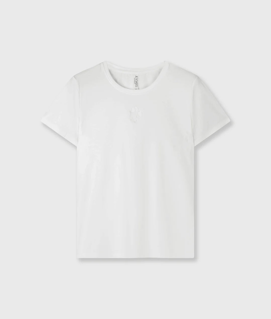 10Days | Slim Short Sleeve Tee - Ecru (20-743-6201)