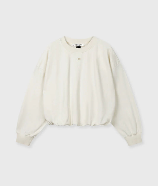 10Days
 | Pleated Sweater Curly 10 - Pearl (20-820-6201)