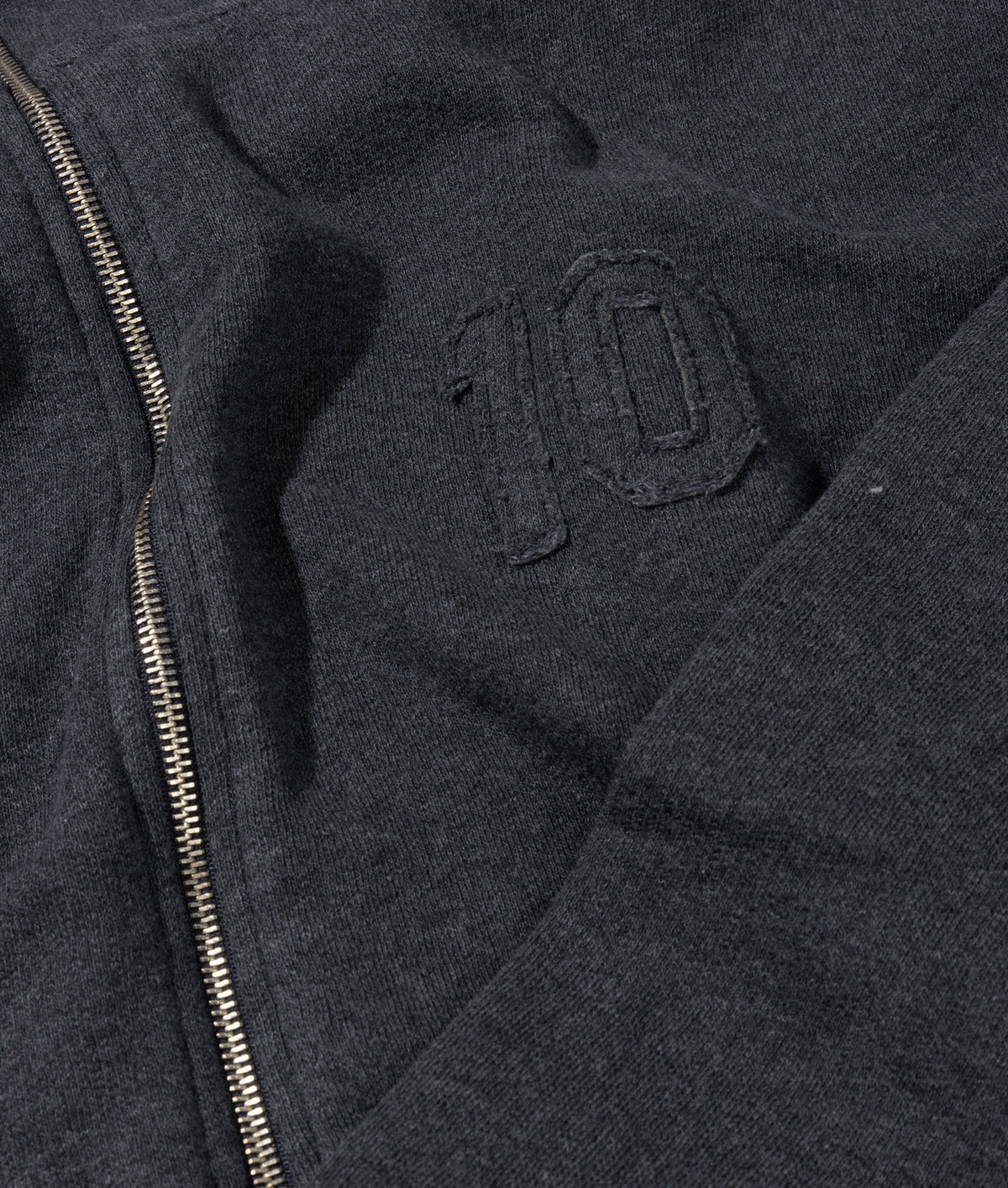 10DAYS | Zip Cardigan Fleece - Antra Melee