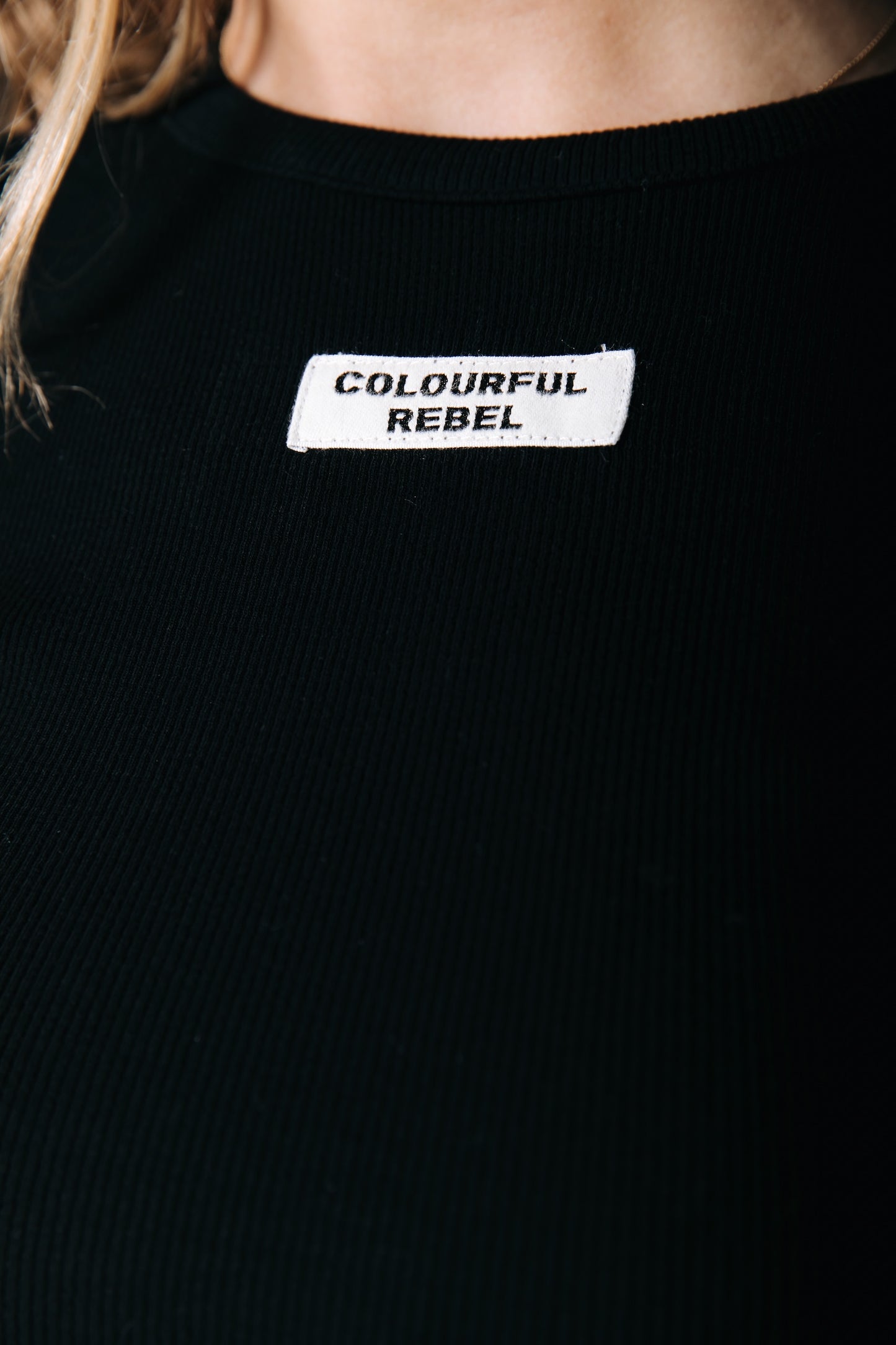 Colourful Rebel | Livy Roundneck Top - Black