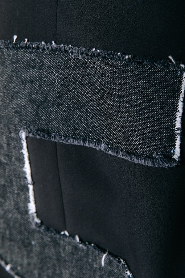 Colourful Rebel | Mimmi Denim Sleeve Blazer - Black