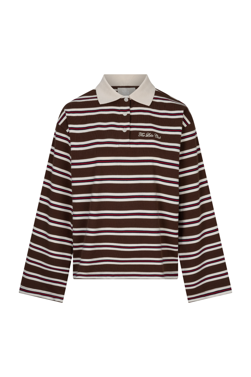 The Lola Club | Emilia Polo - Striped Espresso