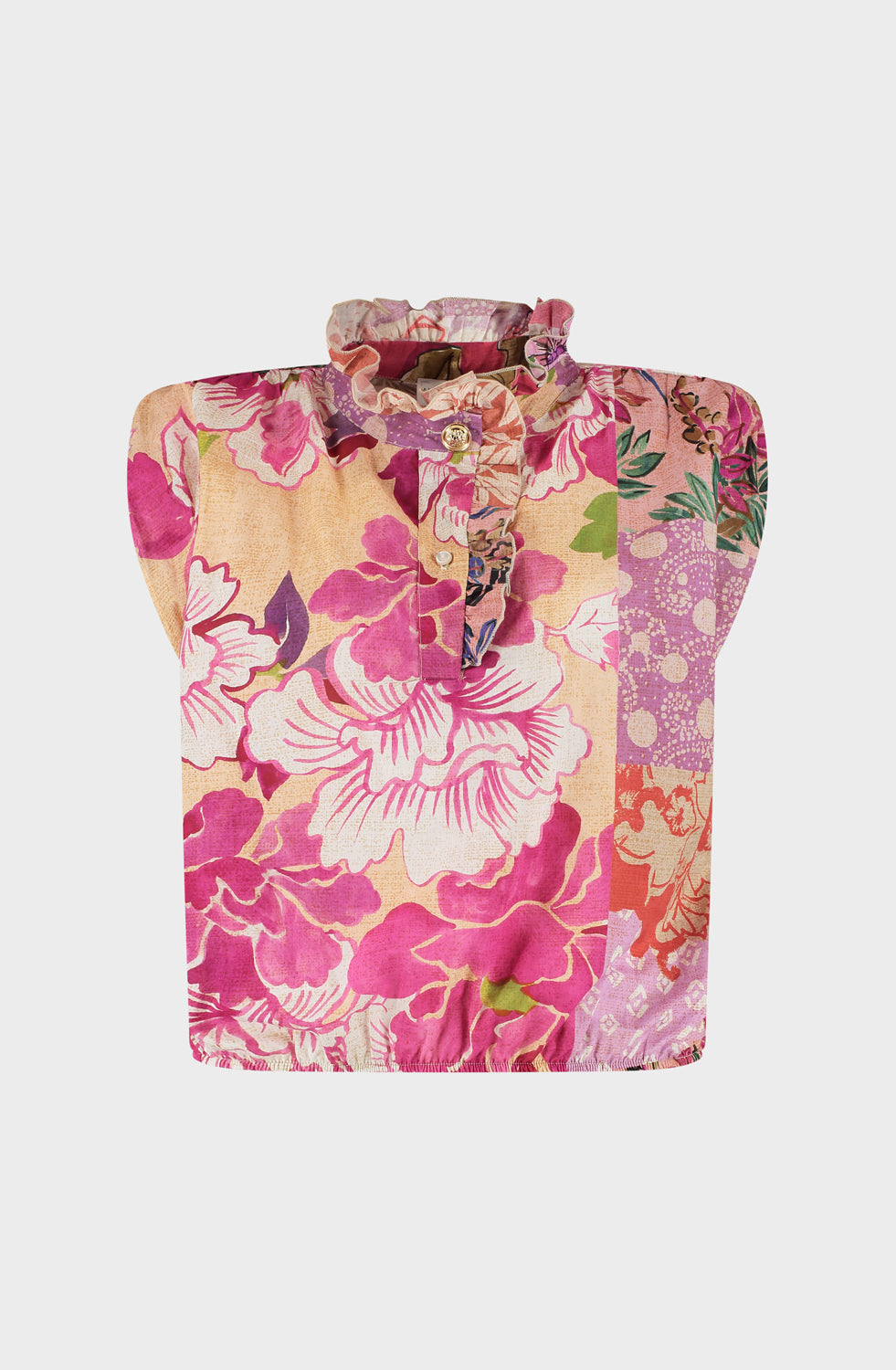 Amaya Amsterdam | Paige Flower Blouse - Pink