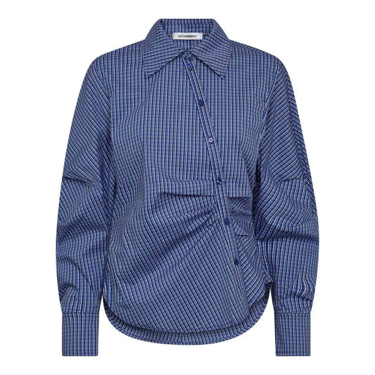 Co'couture | AnizaCC Asym Shirt - New Blue (45017)