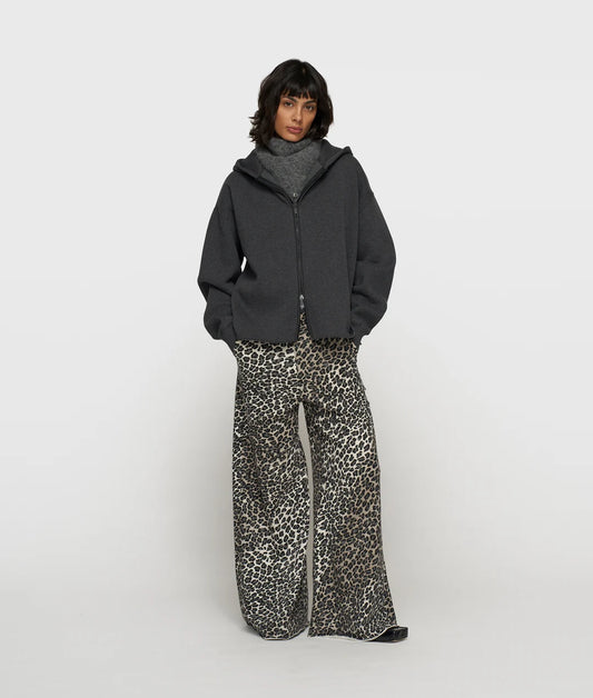 10DAYS | Wide Leg Jogger Leopard