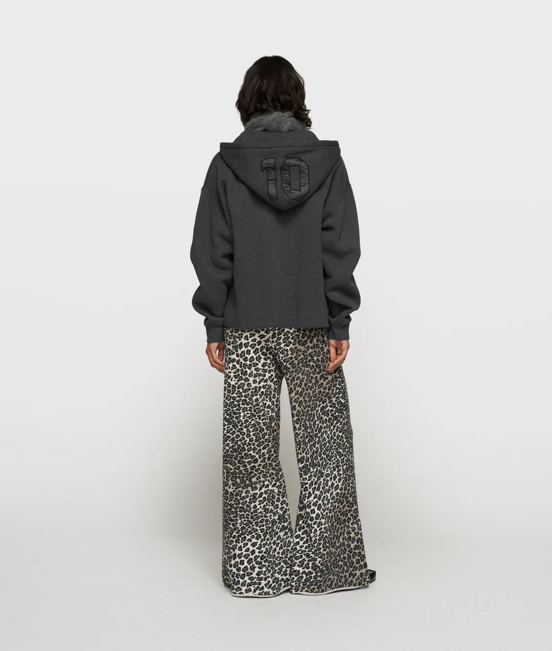 10DAYS | Wide Leg Jogger Leopard