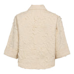 Co'Couture | EltonCC Flower Blazer - Bone (40047)