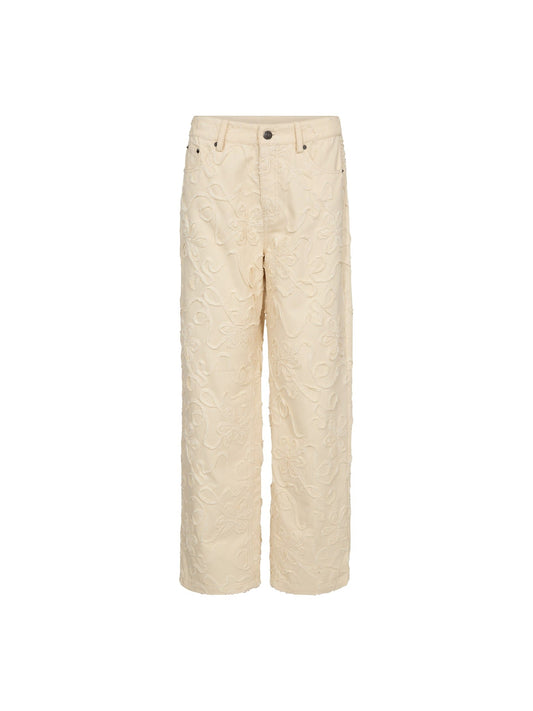 Co'couture | EltonCC Flower LL Pant - Bone (41203)