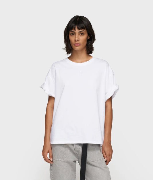 10DAYS | Short Sleeve Tee Embro - White