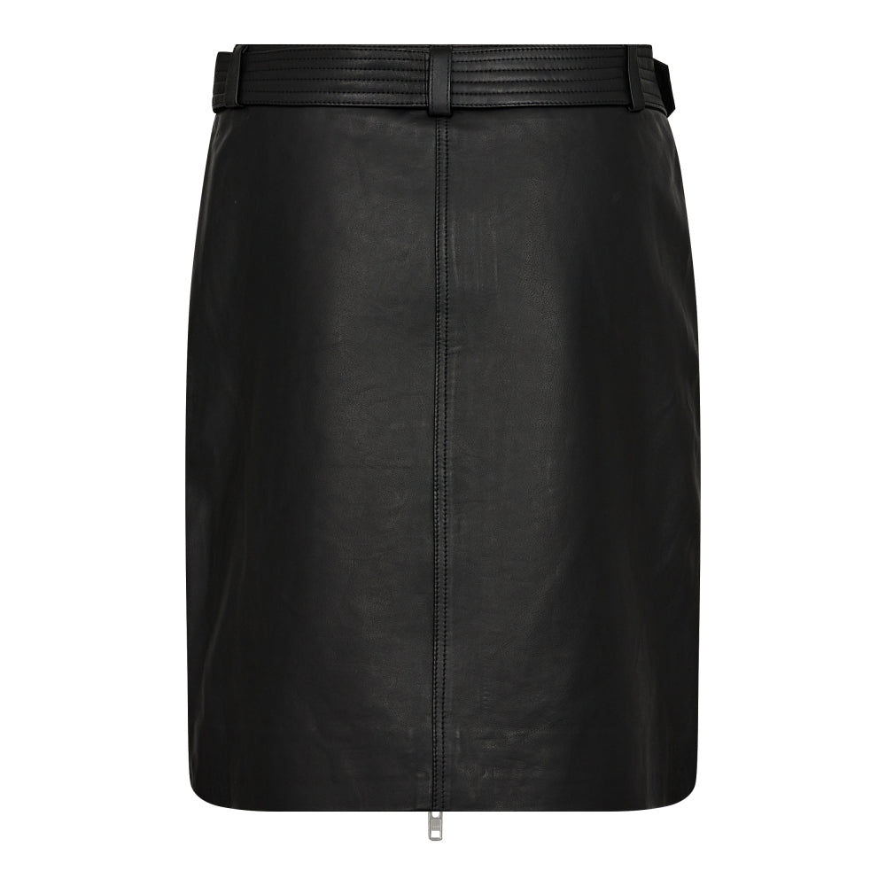 Co'Couture | PhoebeCC Leather Zip Skirt