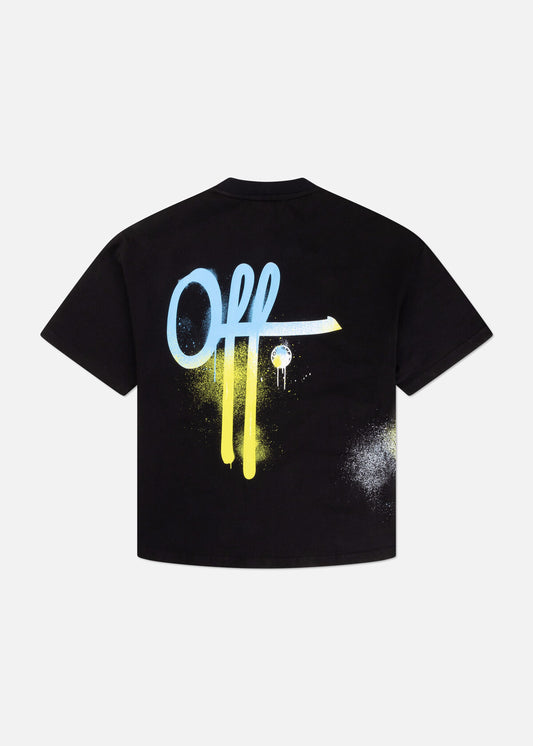 Off The Pitch | Graffity Oversized Tee - Black