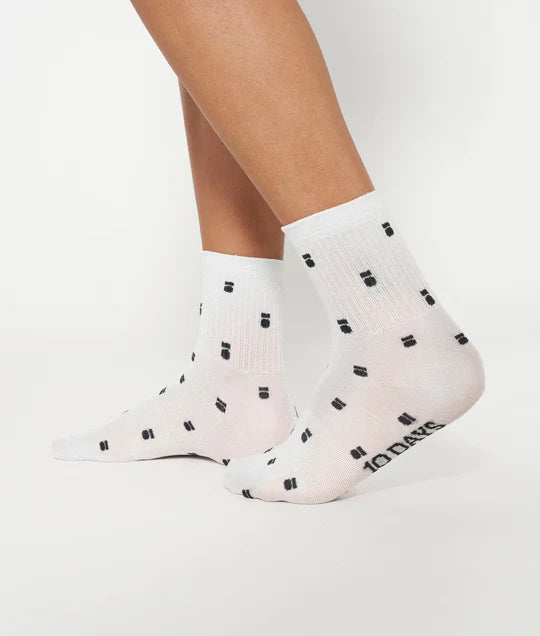 10Days | Short Socks Allover Medal - Silver