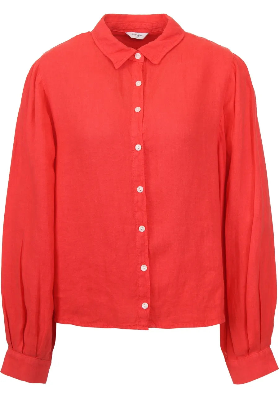 Penn & Ink | Blouse (S25Z712) - Pomegranate